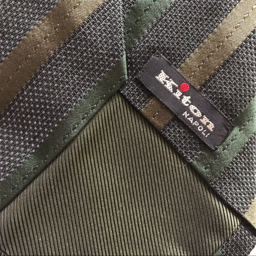 KITON Striped Tie Trendy Stylish Work Wear Classic Designer